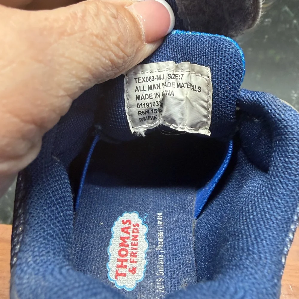 Thomas & Friends Blue and Yellow Kids' Sneakers with Character Face - Picture 6 of 6